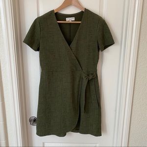 Madewell wrap dress.